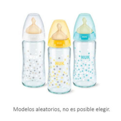 Nuk Biberon Cristal Latex 240Ml