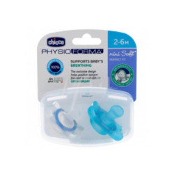Chupete Chicco Minisoft Azul 2-6 M
