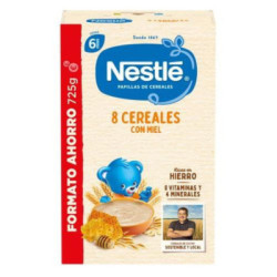 Nestle Papilla 8 Cereales Con Miel 1 Envase 725